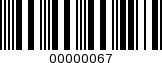 Barcode Image 00000067