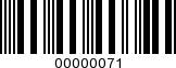 Barcode Image 00000071