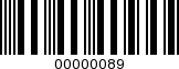 Barcode Image 00000089