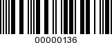 Barcode Image 00000136