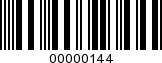 Barcode Image 00000144
