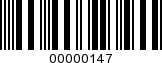 Barcode Image 00000147