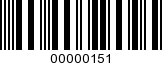 Barcode Image 00000151