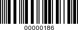 Barcode Image 00000186