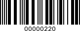 Barcode Image 00000220