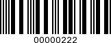 Barcode Image 00000222