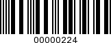 Barcode Image 00000224