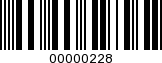 Barcode Image 00000228