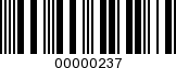 Barcode Image 00000237