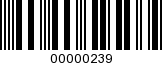Barcode Image 00000239