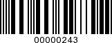 Barcode Image 00000243
