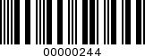 Barcode Image 00000244