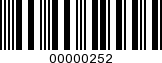Barcode Image 00000252