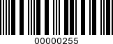 Barcode Image 00000255