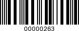 Barcode Image 00000263