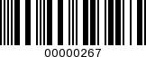 Barcode Image 00000267