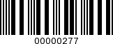 Barcode Image 00000277