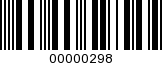 Barcode Image 00000298