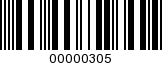 Barcode Image 00000305