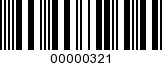 Barcode Image 00000321