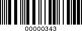 Barcode Image 00000343