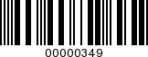 Barcode Image 00000349