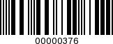 Barcode Image 00000376