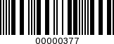 Barcode Image 00000377
