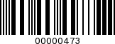 Barcode Image 00000473