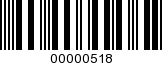 Barcode Image 00000518