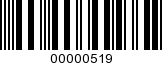 Barcode Image 00000519