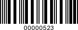 Barcode Image 00000523