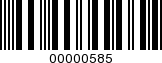 Barcode Image 00000585