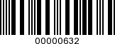 Barcode Image 00000632