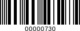 Barcode Image 00000730