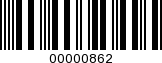 Barcode Image 00000862