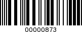 Barcode Image 00000873