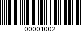 Barcode Image 00001002