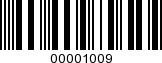 Barcode Image 00001009