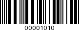 Barcode Image 00001010