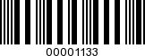 Barcode Image 00001133