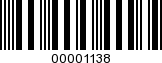 Barcode Image 00001138