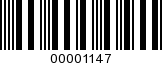 Barcode Image 00001147