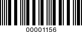 Barcode Image 00001156