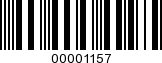 Barcode Image 00001157