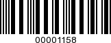 Barcode Image 00001158