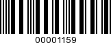 Barcode Image 00001159