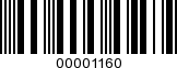 Barcode Image 00001160