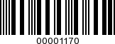 Barcode Image 00001170