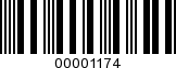 Barcode Image 00001174